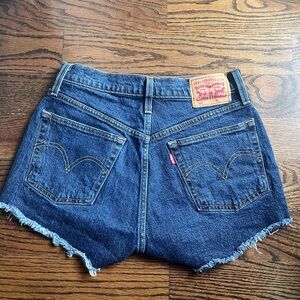 Levi's Women's Blue Denim Shorts 501